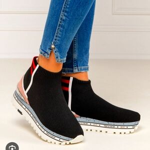 AUTHENTIC LIU JO Milano Sock sneakers with platform sole